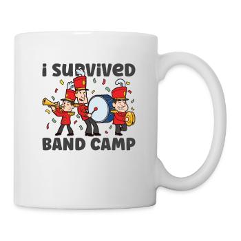 Marching Band Clarinetist School Rehearsal Music - Mug - white - Right