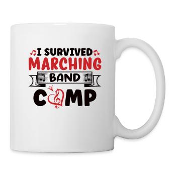 Marching Band Clarinetist School Rehearsal Music - Mug - white - Right