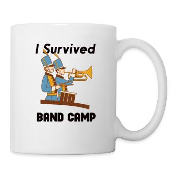 Marching Band Clarinetist School Rehearsal Music - Mug - white - Right