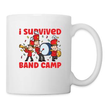 Marching Band Clarinetist School Rehearsal Music - Mug - white - Right
