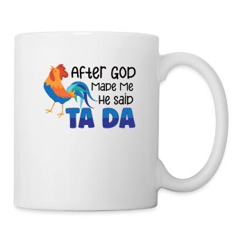 Poulet Fermier Cadeau Drôle Poulets Ferme de Campagne - Mug blanc - blanc - Droite
