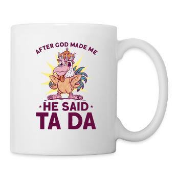 Poulet Fermier Cadeau Drôle Poulets Ferme de Campagne - Mug blanc - blanc - Droite
