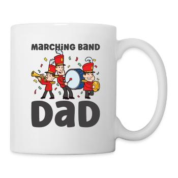 Marching Band Clarinetist School Rehearsal Music - Mug - white - Right