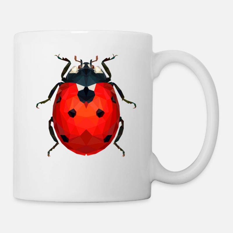 Marienkäfer - Tasse - Weiß