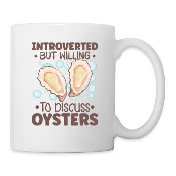 Amateurs d’huîtres Drôle d’huîtres Shucker d’huîtres - Mug blanc - blanc - Droite