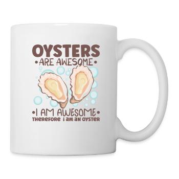Oyster Lovers Funny Oyster Oyster Shucker - Mug - white - Right