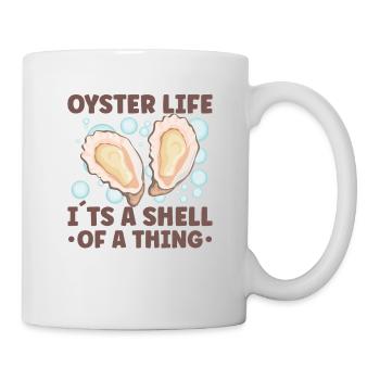 Oyster Lovers Funny Oyster Oyster Shucker - Mug - white - Right