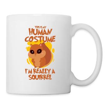 Funny Squirrel Fan Squirrel Lover Chipmunk Addict - Tasse - Weiß - Rechts