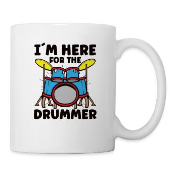 Batteur Batterie Musique Batterie Batterie - Mug blanc - blanc - Droite