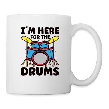 Batteur Batterie Musique Batterie Batterie - Mug blanc - blanc - Droite
