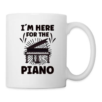Piano Player Funny Piano Keyboard - Mug - white - Right