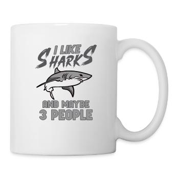 Requin Océan Predator Créature Marine - Mug blanc - blanc - Droite