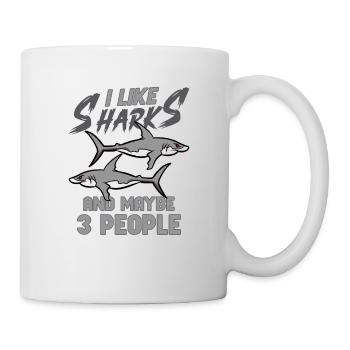 Requin Océan Predator Créature Marine - Mug blanc - blanc - Droite