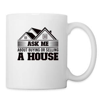 Real Estate Agent Realtor Home Closing Investor - Mug - white - Right