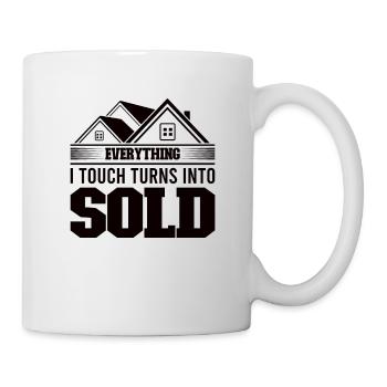 Real Estate Agent Realtor Home Closing Investor - Mug - white - Right