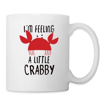 Krabbenkrabbenkrabbenflüsterer Krabbenjagdfischer - Tasse - Weiß - Rechts