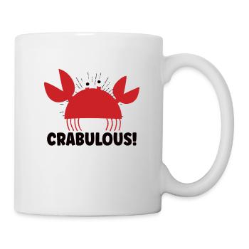 Krabbenkrabbenkrabbenflüsterer Krabbenjagdfischer - Tasse - Weiß - Rechts