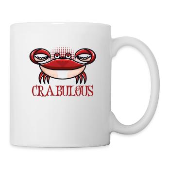 Krabbenkrabbenkrabbenflüsterer Krabbenjagdfischer - Tasse - Weiß - Rechts