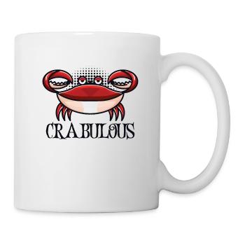 Krabbenkrabbenkrabbenflüsterer Krabbenjagdfischer - Tasse - Weiß - Rechts