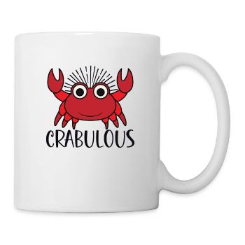 Krabbenkrabbenkrabbenflüsterer Krabbenjagdfischer - Tasse - Weiß - Rechts
