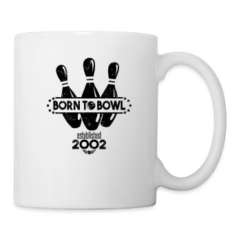 Born to Bowl Birthday 2002 Bowling Shirt - Mug - white - Right