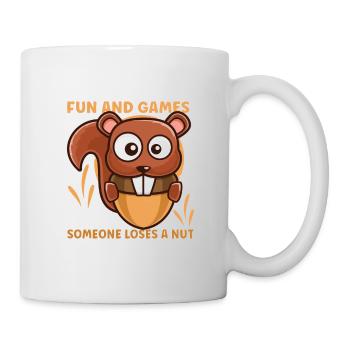 Drôle d’écureuil fan d’écureuil amant Chipmunk Addict - Mug blanc - blanc - Droite