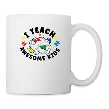 Un enseignant en éducation spécialisée accélère l’inclusion des enseignants - Mug blanc - blanc - Droite