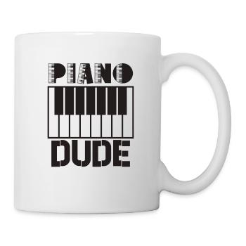 Piano Player Funny Piano Keyboard - Mug - white - Right