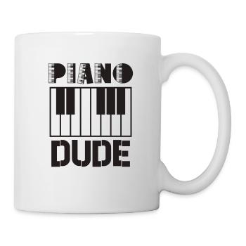 Piano Player Funny Piano Keyboard - Mug - white - Right