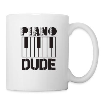 Piano Player Funny Piano Keyboard - Mug - white - Right