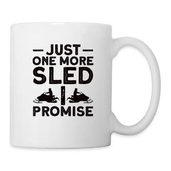 Snowmobile Snowmobile Winter Sports Gift Idea - Mug - white - Right
