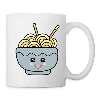 Ramen Nudeln Japan Küche - Tasse - Weiß - Rechts