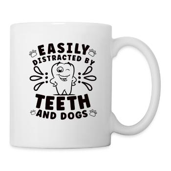 Dentist Dental Hygienist Gift Idea: Forbidden Love - Mug - white - Right