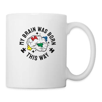Autism Awareness Autism Disease Autistic Gift - Mug - white - Right