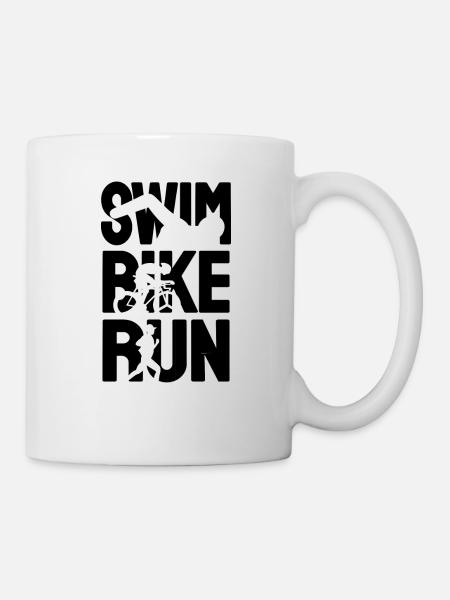 Triathlon Triathlet - Tasse - Weiß