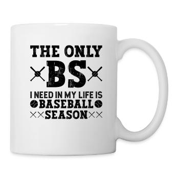 Baseball Baseball Freundin Baseball Spielerin - Tasse - Weiß - Rechts