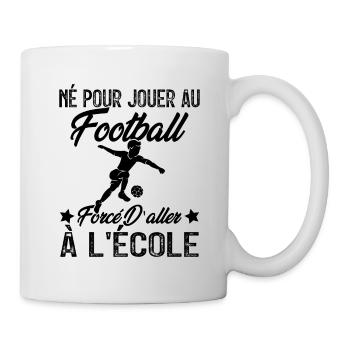 football joueur cadeau enfant homme garcon - Mug blanc - blanc - Droite