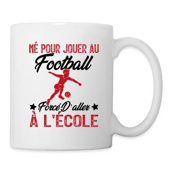 football joueur cadeau enfant homme garcon - Mug blanc - blanc - Droite