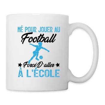 football joueur cadeau enfant homme garcon - Mug blanc - blanc - Droite