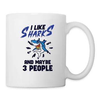 Requin Ocean Predator Créature marine - Mug blanc - blanc - Droite