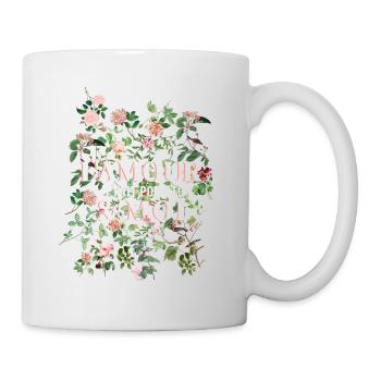 L'amour est fait pour toi et moi - Mug blanc - blanc - Droite