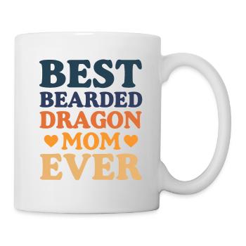 Best Bearded Dragon Mom Animal Lover Mom Quote - Mug - white - Right