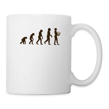 Évolution de l’aquarium - Mug blanc - blanc - Droite