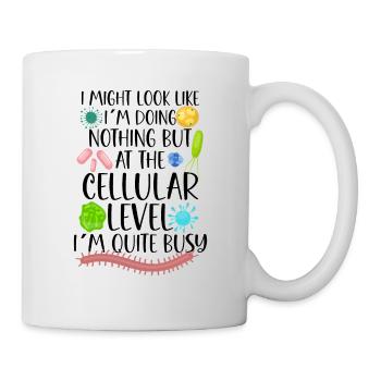 Microbiologist Microbiology Lab Staph Biology - Tasse - Weiß - Rechts