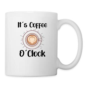 Coffee Lover Caffeine Molecule Java Latte Espresso - Tasse - Weiß - Rechts