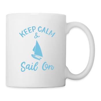 Sailing Keep Calm And Sail On - Mug - white - Right
