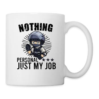 Police Cop Officer Police Office - Mug - white - Right