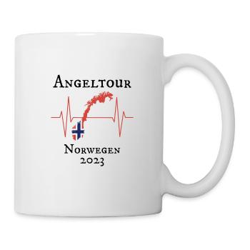 Norwegen Angeltour 2023 - Tasse - Weiß - Rechts