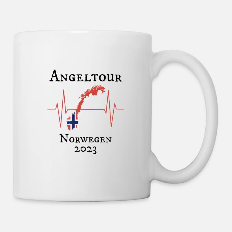 Norwegen Angeltour 2023 - Tasse - Weiß