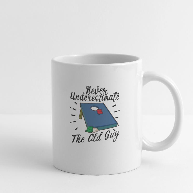 Cornhole Throwing Cornhole Player Cornhole Lover Cornhole lover Mug blanc
